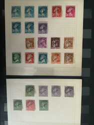 Frankreich, 50 Vorausentwertungen / Francia, 50 Preobliterazione