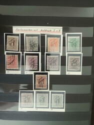 Griechenland, Besetzte Gebiete Türkei, kleines Speziallot / Grecia, ...