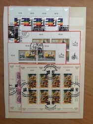 Österreich, 12 Kleinbögen mit Sonderstempel / Austria, minifogli ...