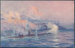 Marine: Versenkung des französ. U-Bootes Curie, ungelaufen 1915