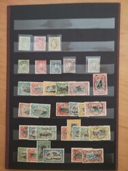 Kongo belg. 1886-1932, Partie auf 2 Seiten/ Congo belg. 1886-1932, ...