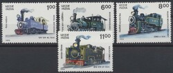 Indien, Mi 1387-90  1993, Dampflokomotiven, 4 Werte. Michel 1387-1390
