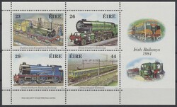Irland, Mi Block 5  1984, Eisenbahn, Block. Michel Bl. 5