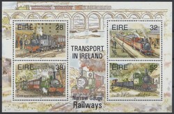 Irland, Mi Block 15  1995, Eisenbahn, Block. Michel Bl. 15