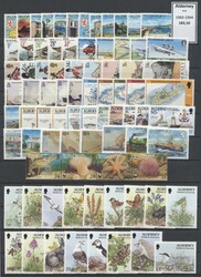 Alderney 1983-1994, kleine Restsammlung, Michel ca. 180 € / ...