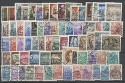 DDR 1953  1953, DDR: kpl. Jahrgang, gestempelt. Michel 342-422