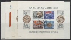 DDR 1953  1953, DDR: kpl. Jahrgang, gestempelt. Michel 342-422