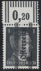 674 c  1 Pf in Farbnuance "grauschwarz", Befund Soecknick. ANK 674c