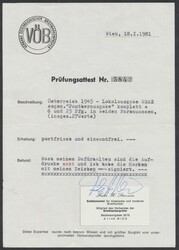 Lokalausgabe Graz  1945, Lokalausgabe Graz: 27 Werte der sogen. ...