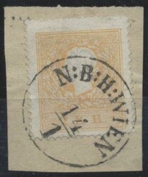 Wien Nordbahnhof  "N:B:H:WIEN 14/1" (Müller 3227a) auf 2 Kreuzer ...