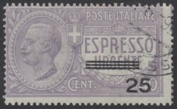 Michel 128 / Unif. E3  1917, Eilmarke, gestempelt. Michel 128/ ...