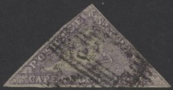 Mi 3  Kap der Guten Hoffnung: 1853, Six Pence, teils berührt sonst ...