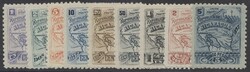 Mi 89-97 X  Nicaragua: 1897, Freimarken ohne Wasserzeichen. Michel ...