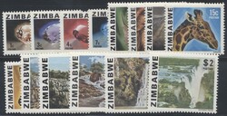 Simbabwe. Mi 227-241  Simbabwe: 1980, Freimarken. Michel 227-241
