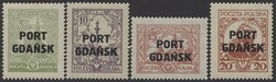 Port Gdansk, Mi 15-18  1926/27, Port Gdansk: kompletter Satz ...