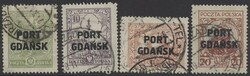 Port Gdansk, Mi 15-18  1926/27, Port Gdansk: kompletter Satz ...