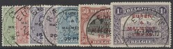 Eupen Malmedy, Mi 1-7  1920, Eupen Malmedy: kpl. Satz gestempelt. ...