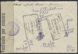 Cattaro-Perzagno  1942, zensur. Brief von Kotor vom 11.4.42 nach ...