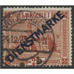 350: Saar - Official stamps