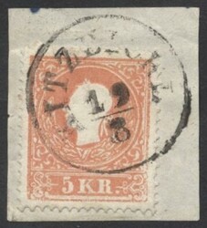 Kitzbühel  "KITZBICHL 19/8" (Müller 1265a) auf 5 Kreuzer a. ...