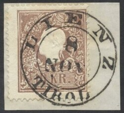 Lienz  "LIENZ TIROL / 8. NOV" (Müller 1509b) auf 10 Kreuzer a. ...