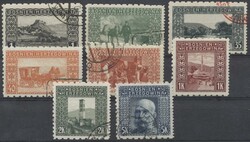 Sonderzähnung  1906, 8 Werte in Mischzähnung 6 1/2: 12 1/2: 6 1/2: ...