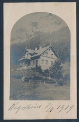 Wegscheid  1919, 10+25 Heller als Mischfrankatur auf eingeschriebener ...