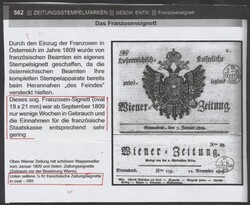 Franzosensignett1809: 1/2 Kreuzer ovaler Handstempel in schwarzer ...