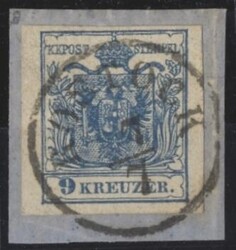 Rostock"ROSTOCK 7/7" (Müller 2393a, 60 P.) a. Briefstück. ANK 5 MP ...