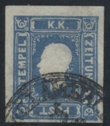 4745057: Austria Newspaper Stamp 1858/59