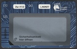 Crypto Stamp 3.0, Wal rot/red  2021, Crypto Stamp 3.0 Wal, digitale ...