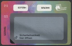 Crypto Stamp 3.1, Katze rot/red  2021, Crypto Stamp 3.1 Katze, ...