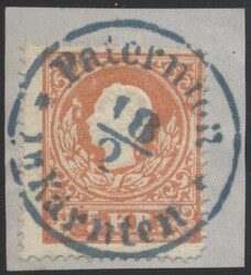 Paternion"Paternion in Kärnten 18/2" in blau (Müller 2084b, 60 P.) ...