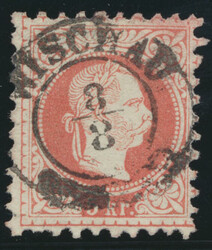 Wischau  "WISCHAU 8/8" (Klein 5903a, 15 Punkte). ANK 37 II