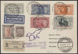 5. Volo Sudamerica1932, 5. Volo in Sudamerica, splendido aerogramma ...
