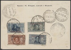 5. Volo Sudamerica1932, 5. Volo in Sudamerica, splendido aerogramma ...