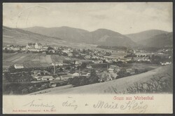 WÜRBENTHAL, Panoramaansicht, Lichtdruck, gelaufen 1906 Würbenthal  ...