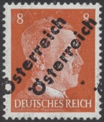 662 DD  1945, 8 Pf mit Doppelaufdruck, postfrisch, geprüft Sturzeis. ...