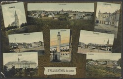 FREUDENTHAL in Schlesien, Mehrbildkarte, Ecken teils bestoßen, ...