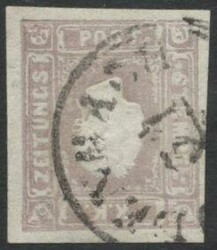 4745057: Austria Newspaper Stamp 1858/59