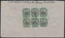 Pretoria - Wien  1889, Einschreibebrief von Pretoria mit ...