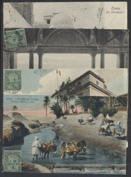 4 Karten Tunis  1905/16, vier Ansichtskarten von Tunis, alle gelaufen