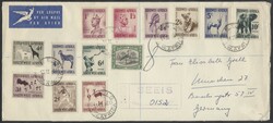 Seeis - München  1961, Südwestafrika: Reko-Luftpostbrief von Seeis ...