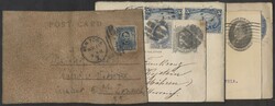 5 Briefe USA  1878/1907: USA, 5 Belege alle nach Österreich gelaufen ...