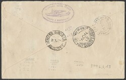 Condor  1930, registred flight cover from Porto Alegre to Rio de ...