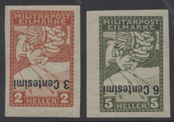 FP Italien 24-25 UK  1918, Italien: Eilmarken ungezähnt mit ...