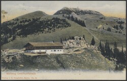 Wallberg  1906, violetter PHST "Posthilfstelle Wallberg Taxe ...