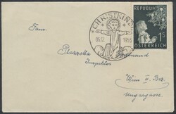 Christkindl 1953  5.12.1953, Inlandsbrief mit ...