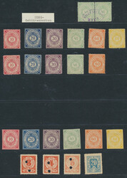 DDSG-Gebührenmarken  DDSG: vierseitige Spezialsammlung der ...