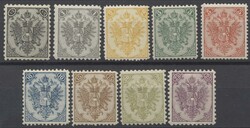 Mi 1-9 I  1879, Steindrucke: kompletter Satz (7 Werte) in tadellos ...